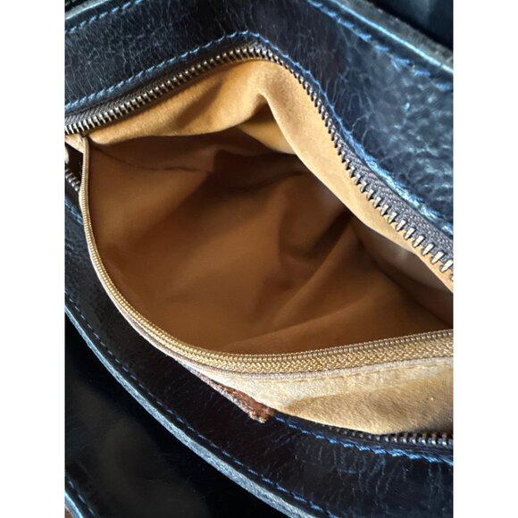 Patricia Nash Handcrafted Embossed Leather Tote Bag With Tassel & Floral Design - Picture 11 of 16